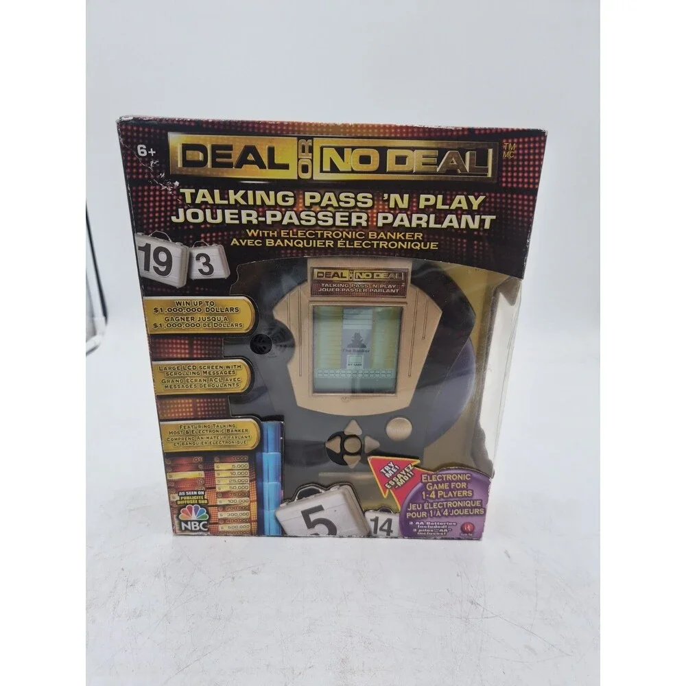 DEAL OF NO DEAL Talking Pass 'n Play with Electronic Banker Game New 2007